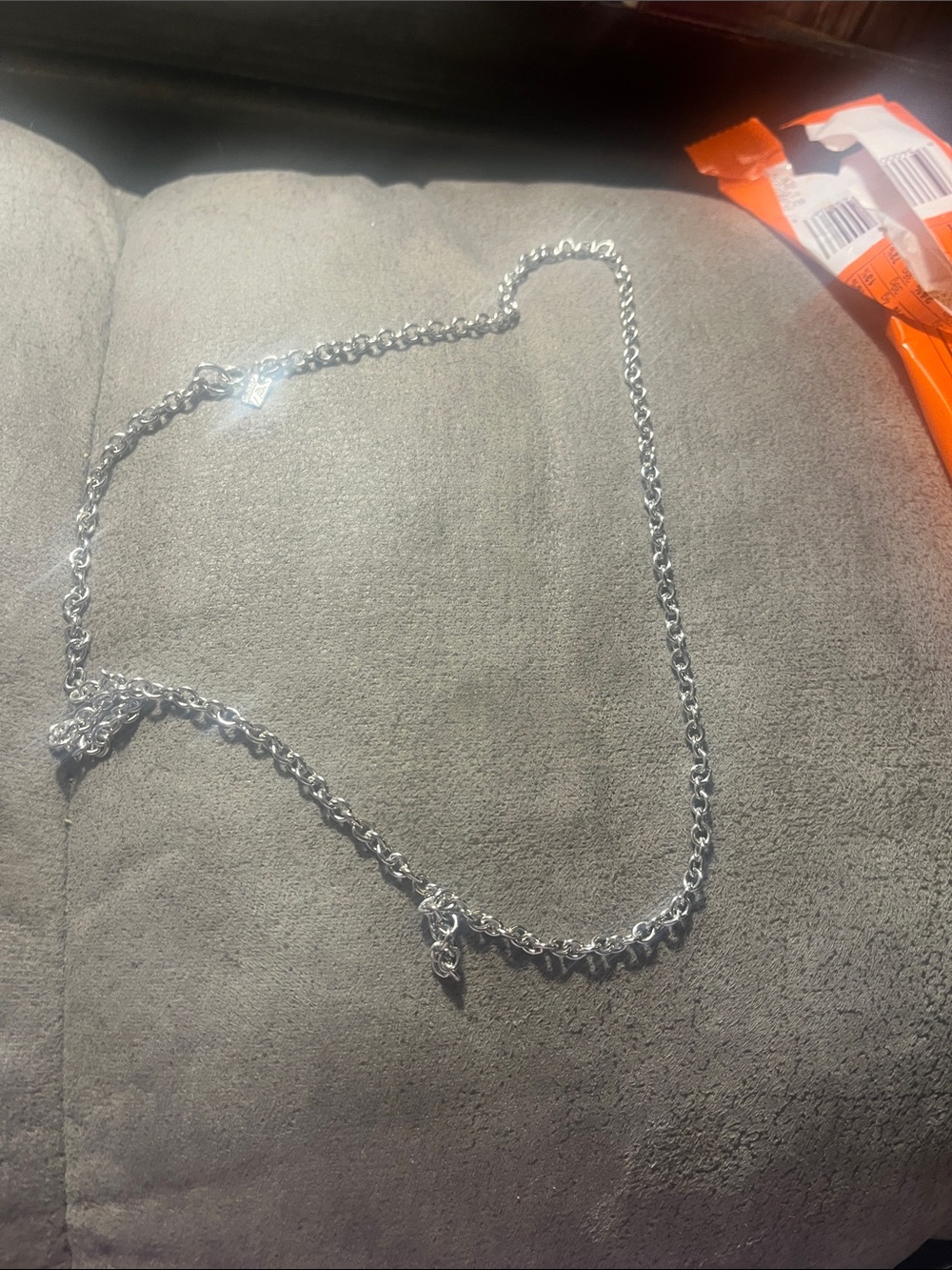 Sterling Silver Chain Necklace - Shiny Silver Women’s Jewelry1934
